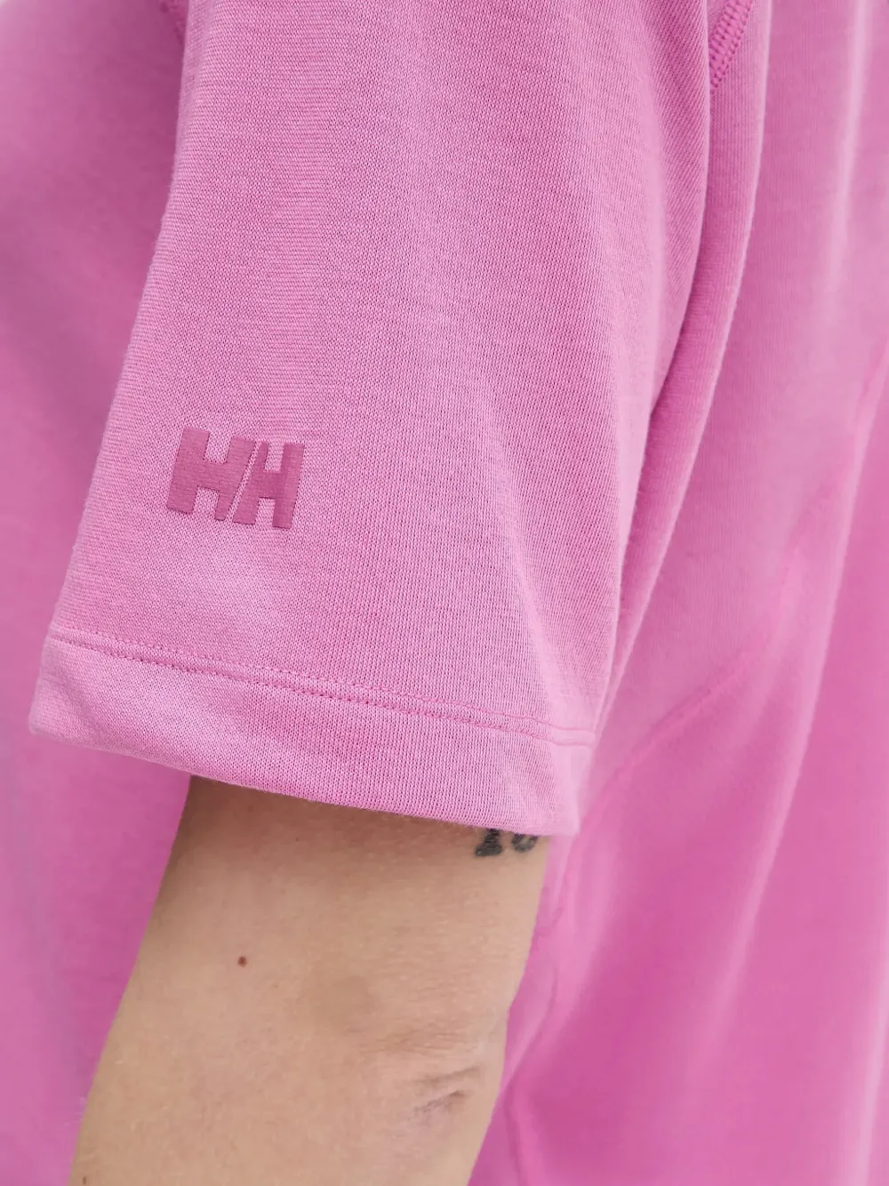 Helly Hansen Poloshirt met halve rits Roze