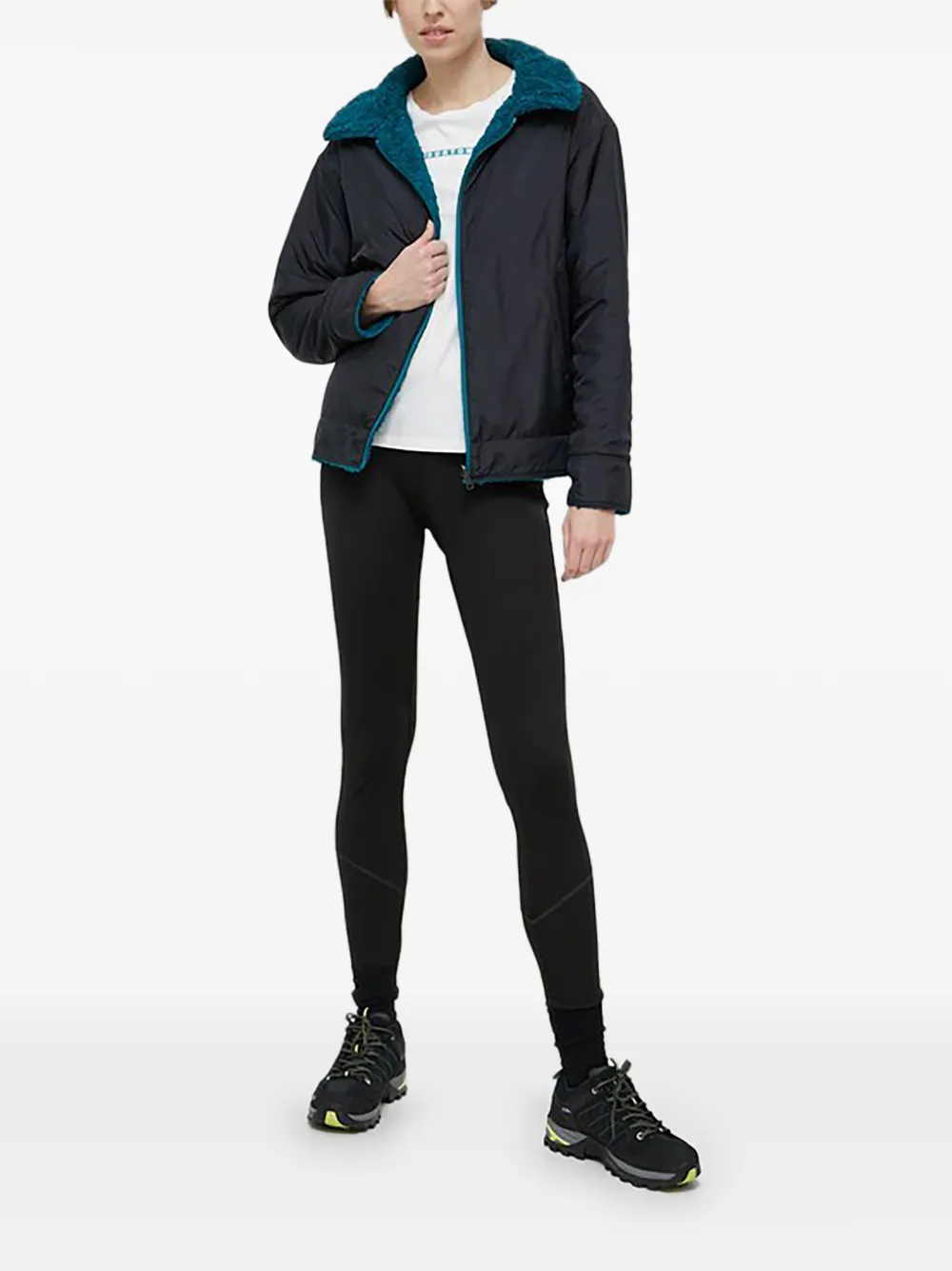 Helly Hansen Legging met logoband Zwart