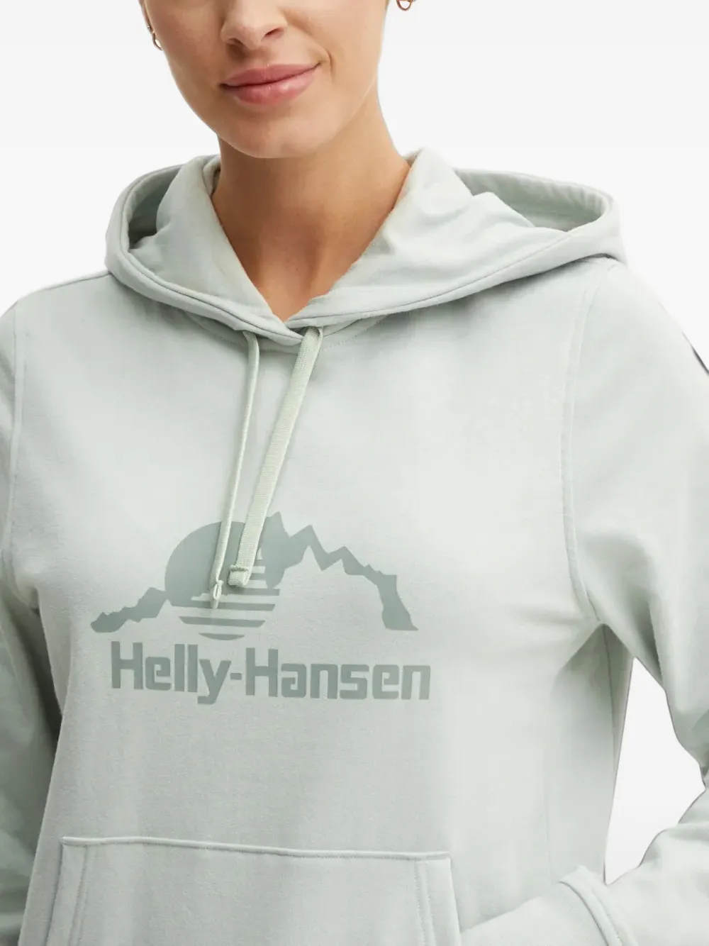 Helly Hansen Hoodie met logoprint Grijs