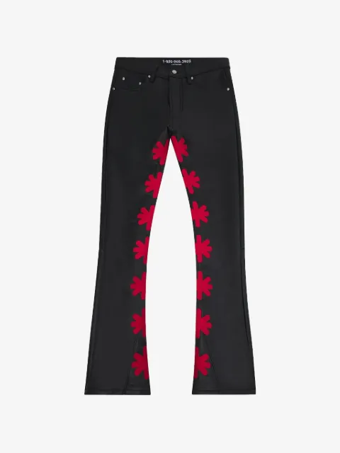 LOSTSHDWS OG Wax Bootcut-Hose aus Leder