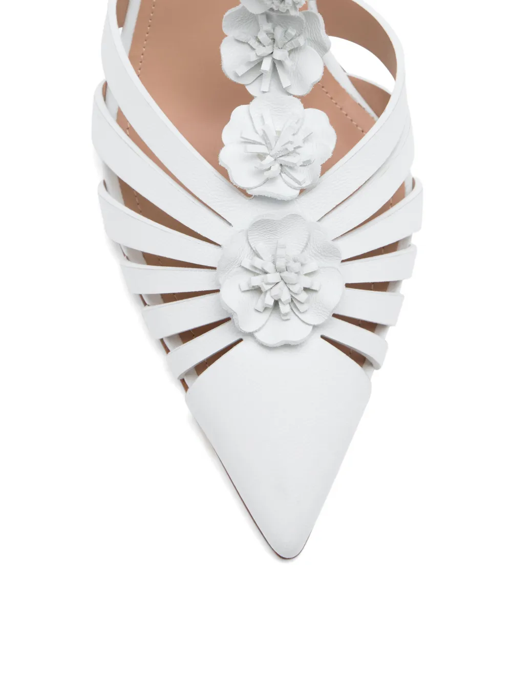 Malone Souliers Jennifer sandalen met bloemendetail Wit