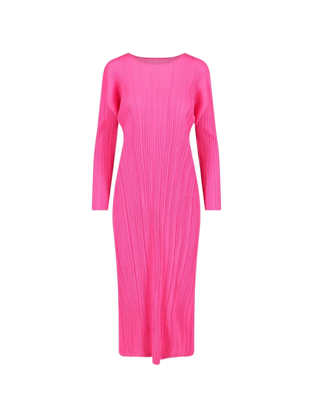 Pleats Please Issey Miyake pleated midi dress - Rosa