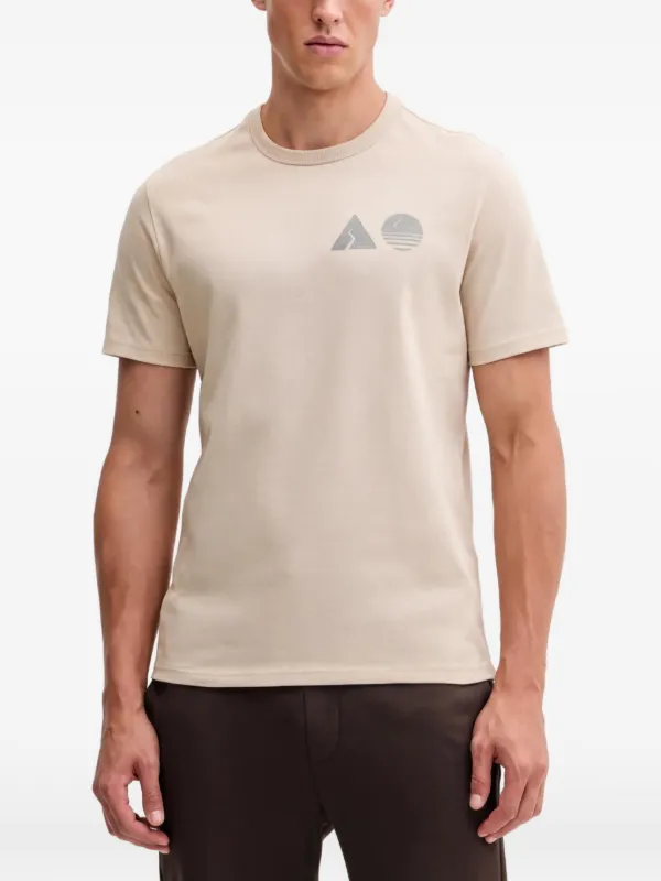 Bogner Fire+ice Print Crew-neck T-shirt in Neutrals