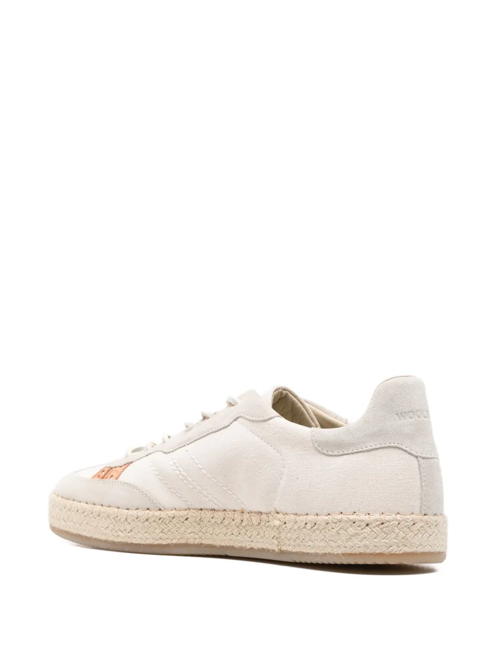 Woolrich striped sneakers Beige