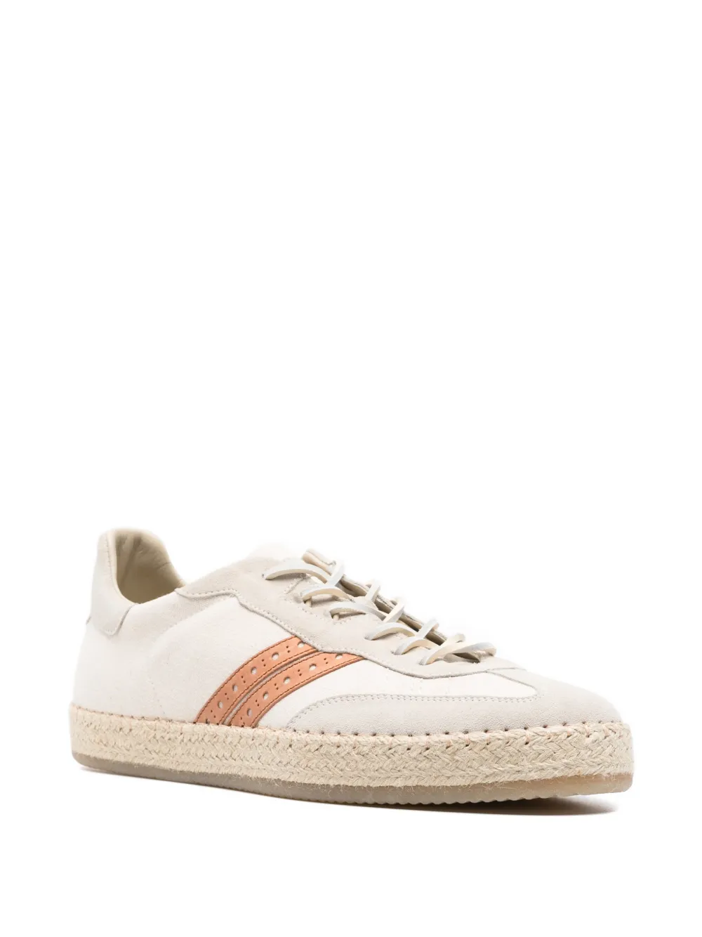 Woolrich striped sneakers Beige
