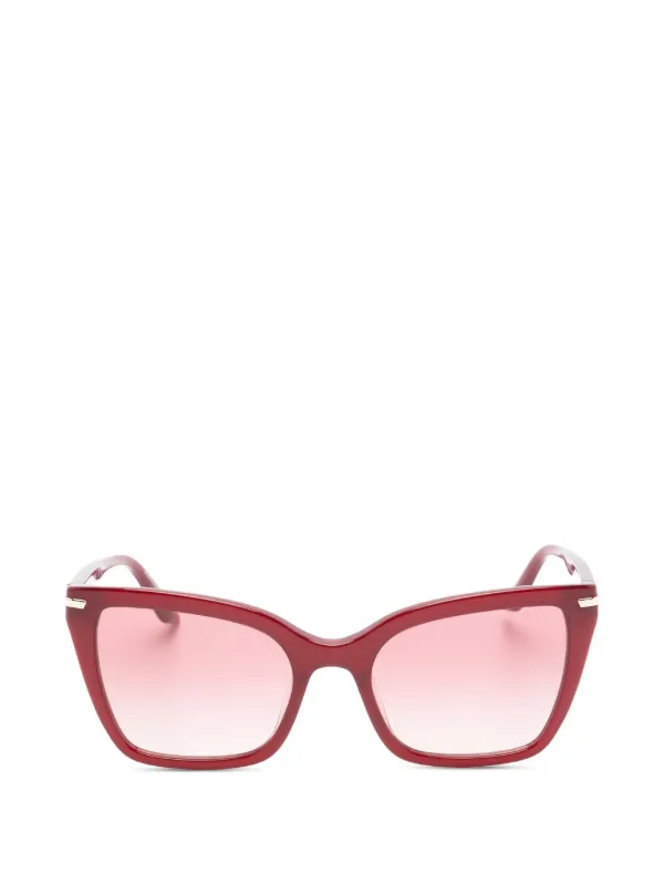 Emporio Armani Square-frame Sunglasses in Red