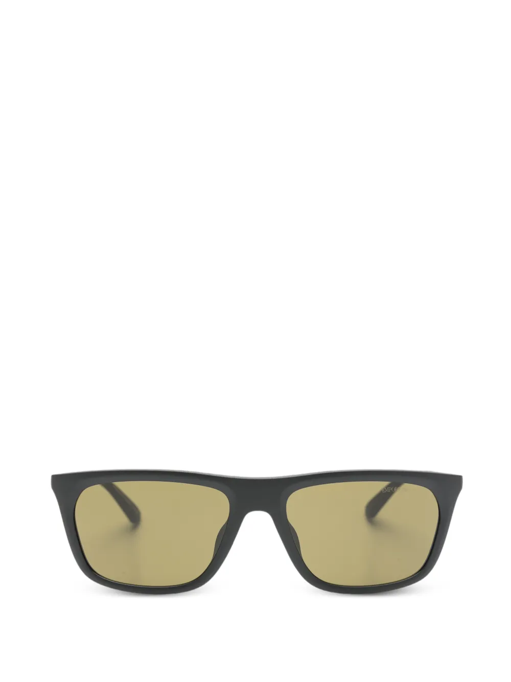 Emporio Armani rectangle frame sunglasses - Nero