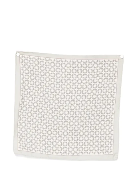 Tagliatore geometric-print silk pocket square