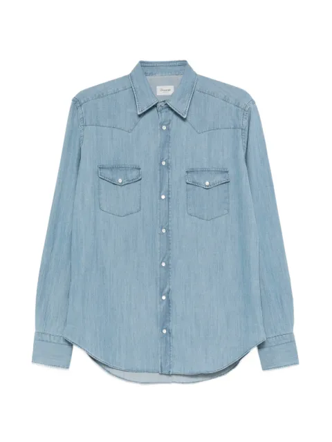 Drumohr buttoned chest-pocket shirt