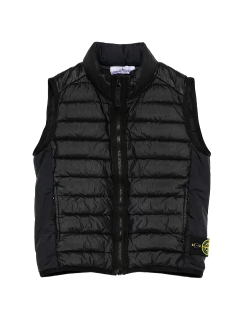 Stone Island Junior logo-patch gilet