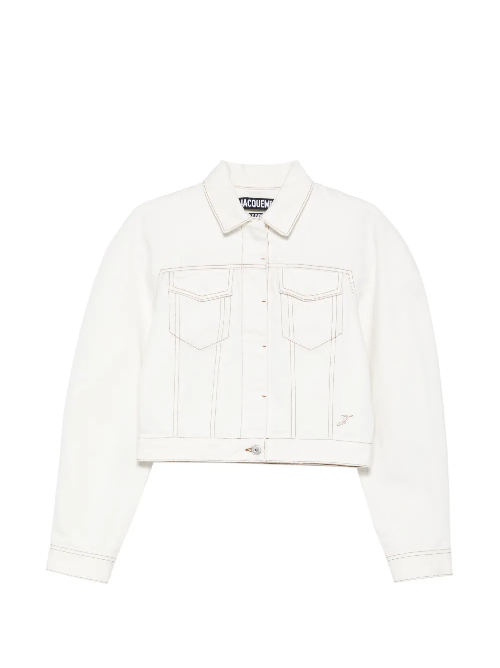 Jacquemus Giacca denim The Ovalo de-Nîmes - Toni neutri