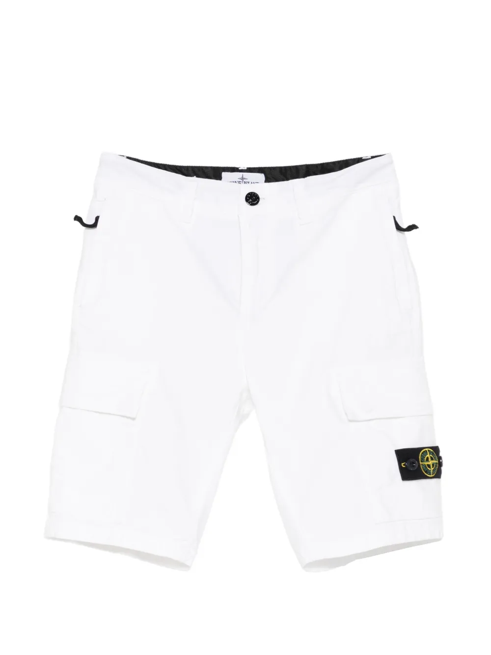 Stone Island Junior cargo-pocket shorts - Bianco