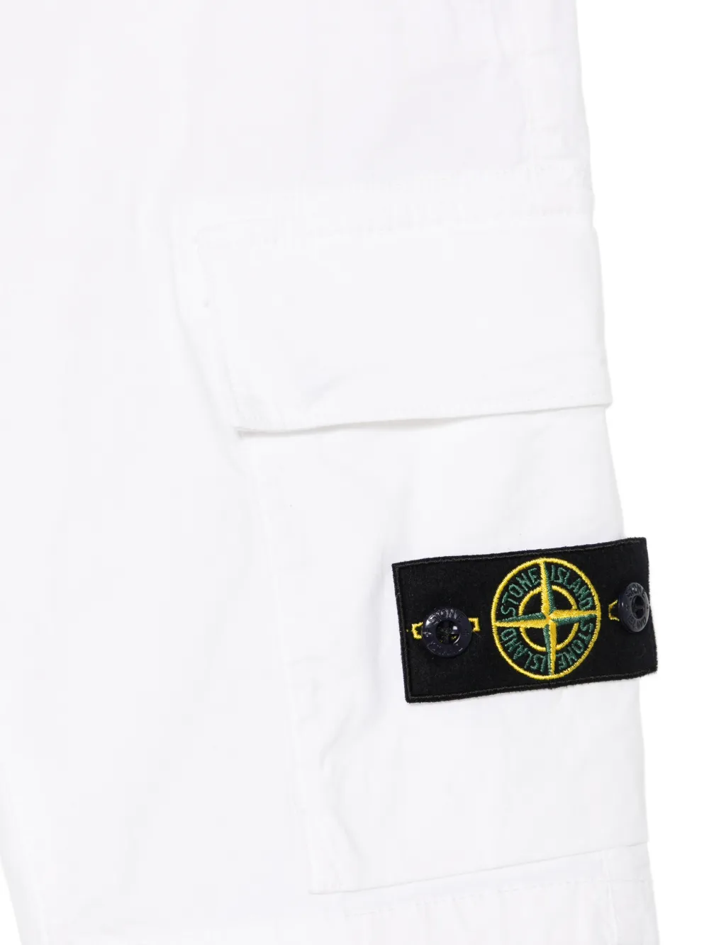 Stone Island Junior Cargo shorts Wit
