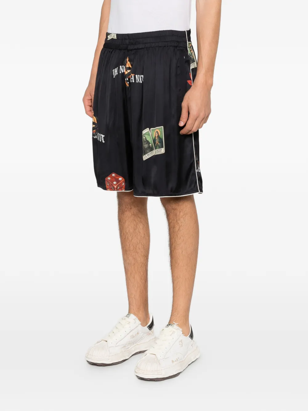 Ih Nom Uh Nit Shorts met grafische print Zwart