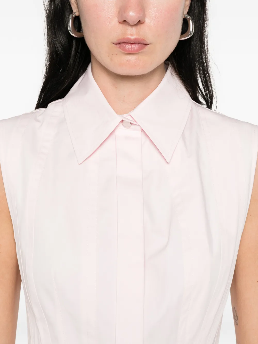 Sportmax Certosa geplooide blouse Roze