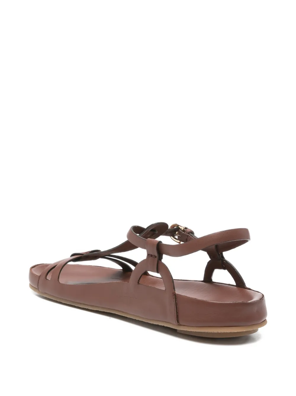 Del Carlo Zeus buckle-strap sandals Bruin