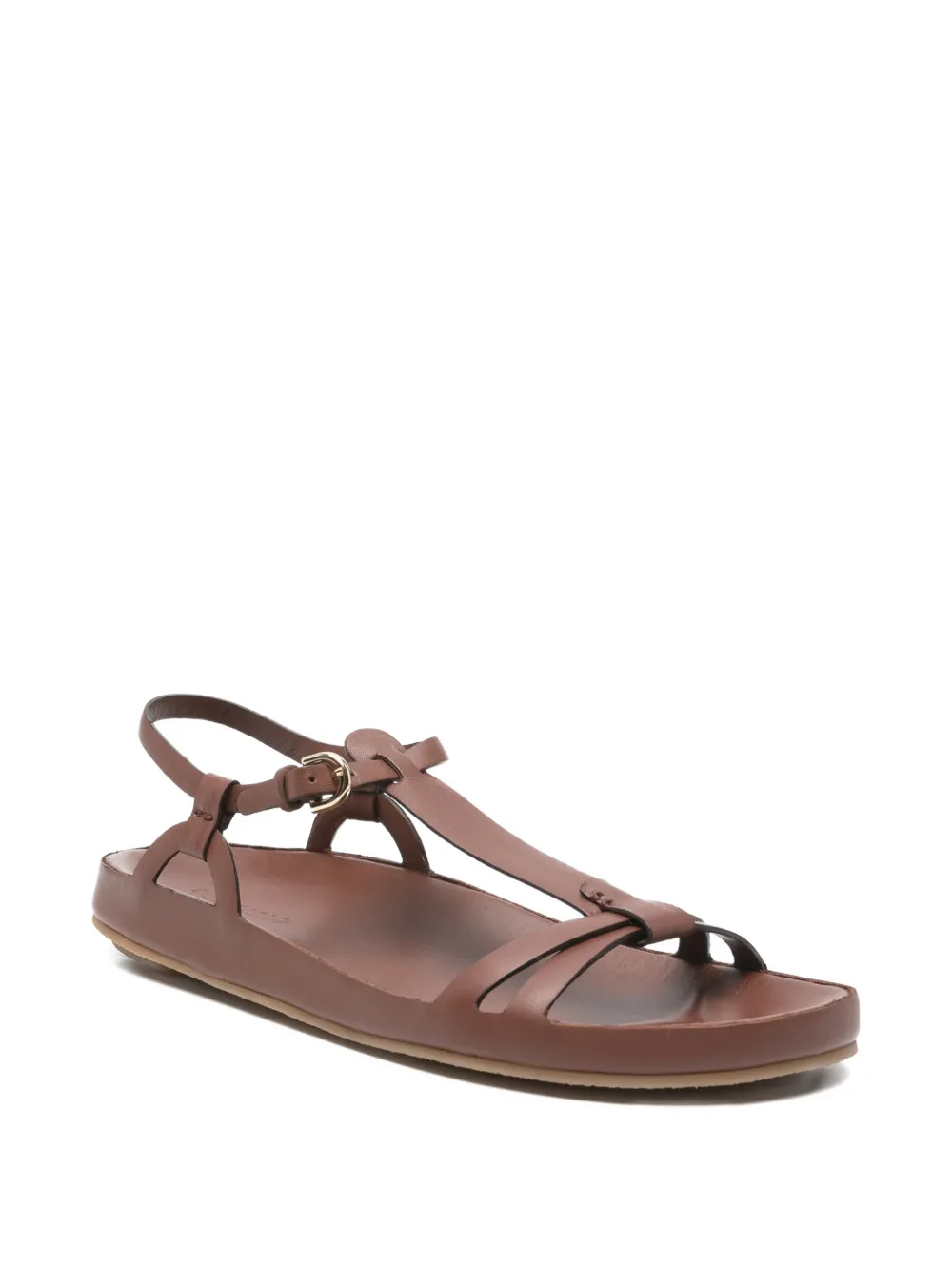 Del Carlo Zeus buckle-strap sandals Bruin