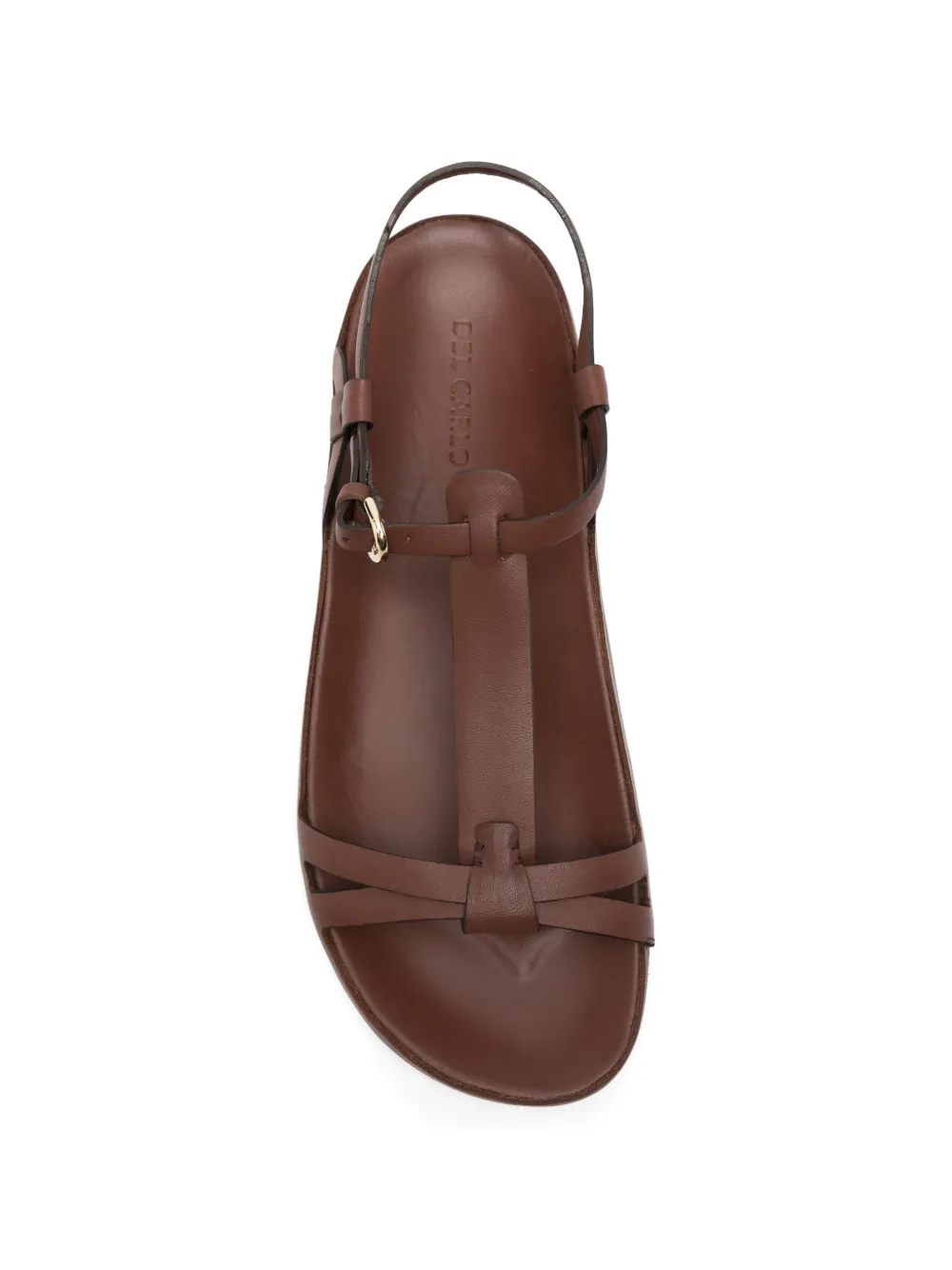 Del Carlo Zeus buckle-strap sandals Bruin