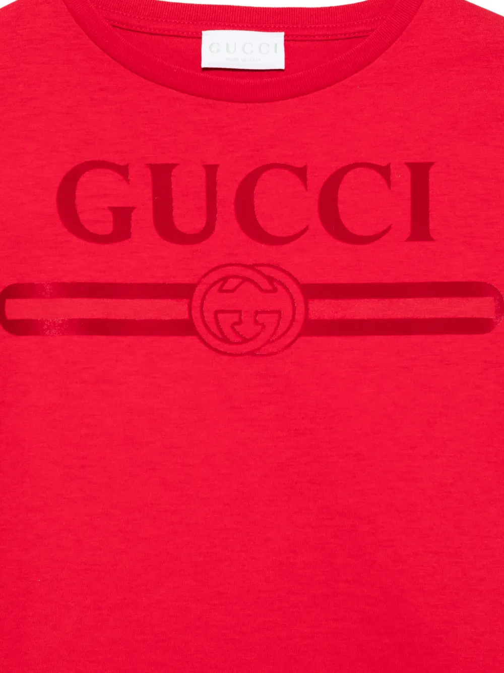  Gucci Kids Logo T-shirt - Red 