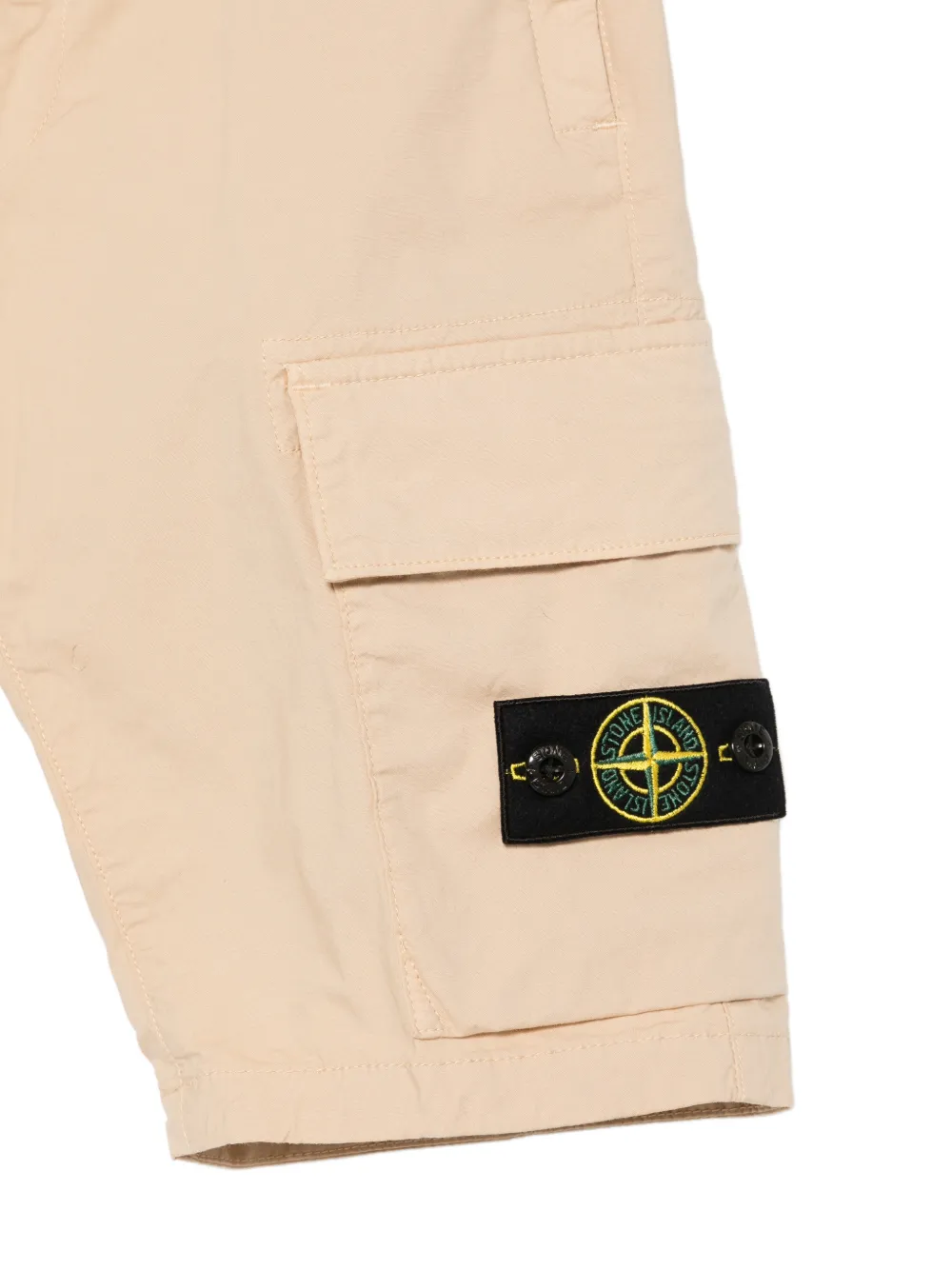 Stone Island Junior Cargo shorts Beige