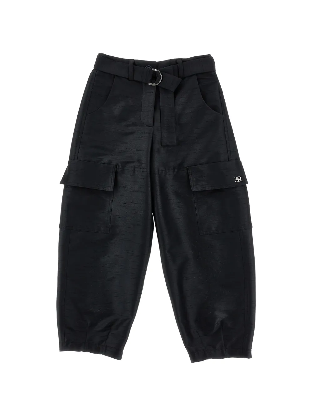Ermanno Scervino Junior belted trousers - Nero