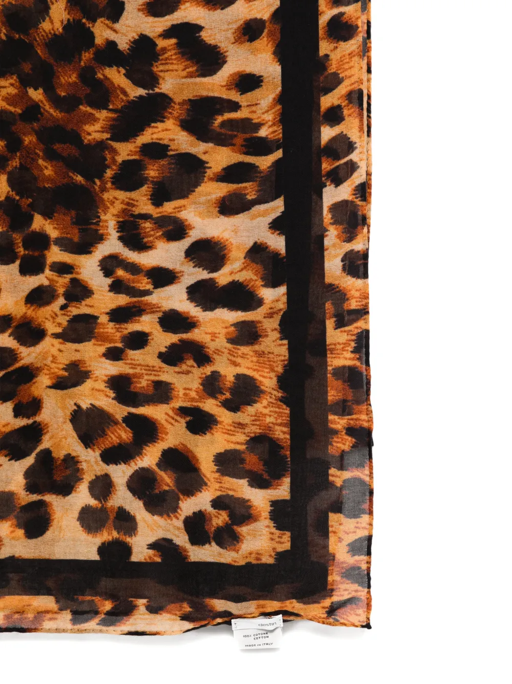  Destin Leopard-print Scarf - Neutrals 