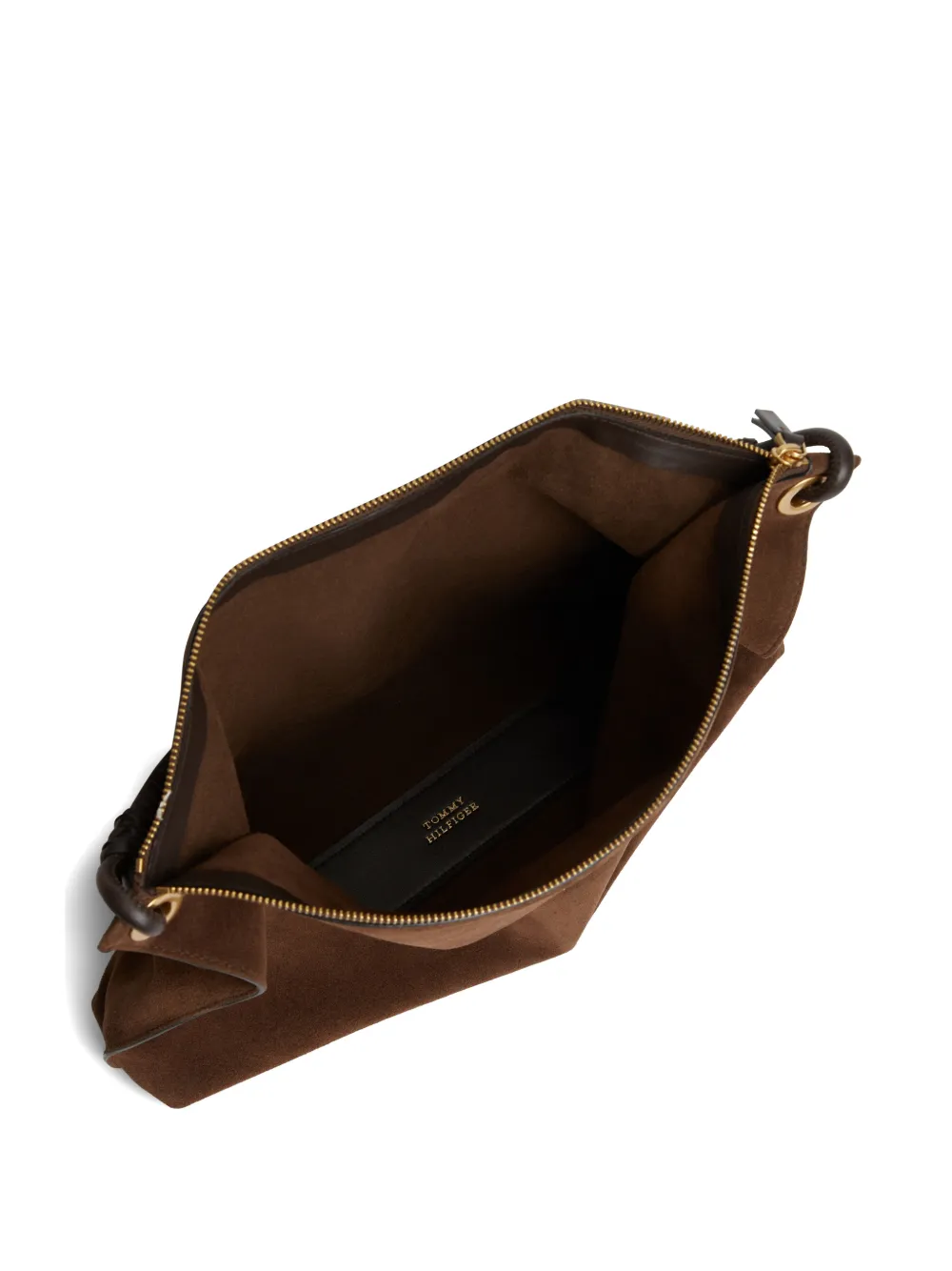 Tommy Hilfiger Schoudertas met kwastje Bruin