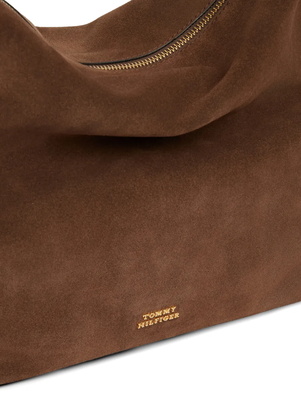 Tommy Hilfiger Schoudertas met kwastje Bruin