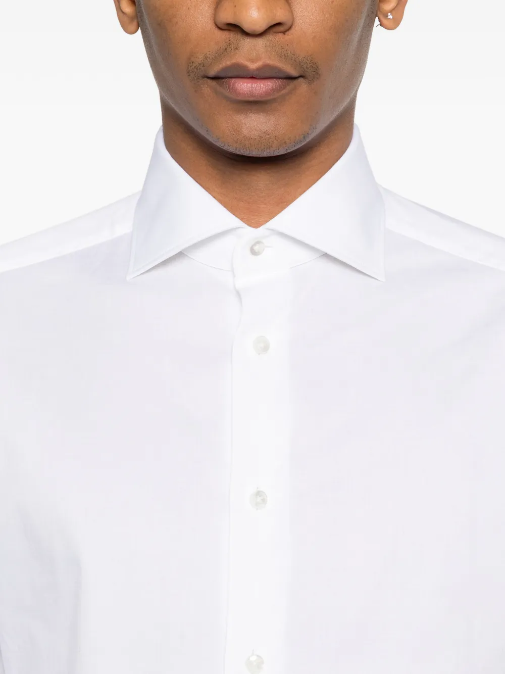 Zegna Overhemd met lange mouwen Wit