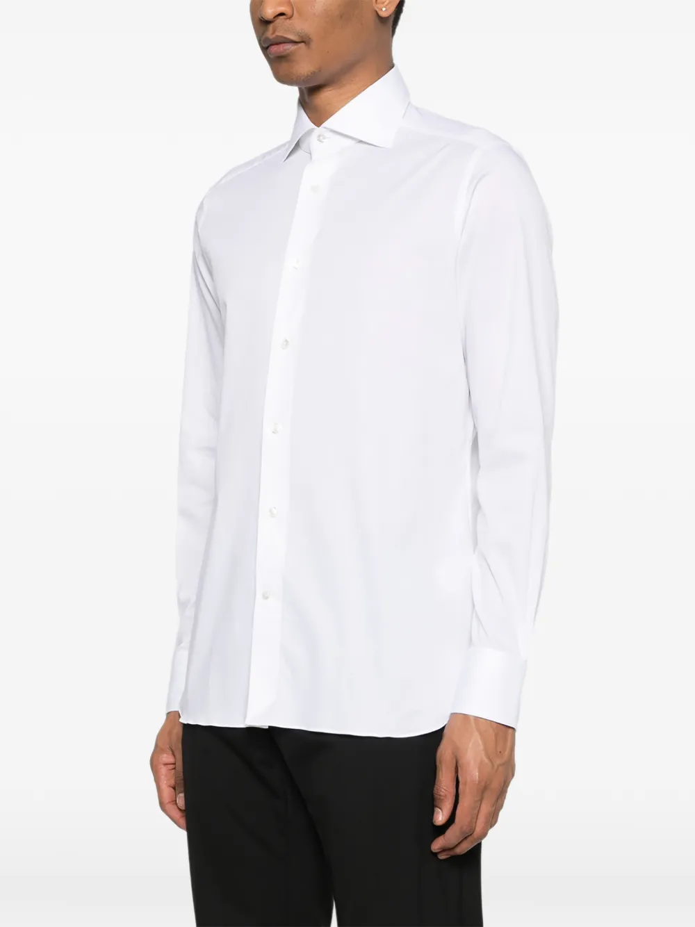 Zegna Overhemd met lange mouwen Wit
