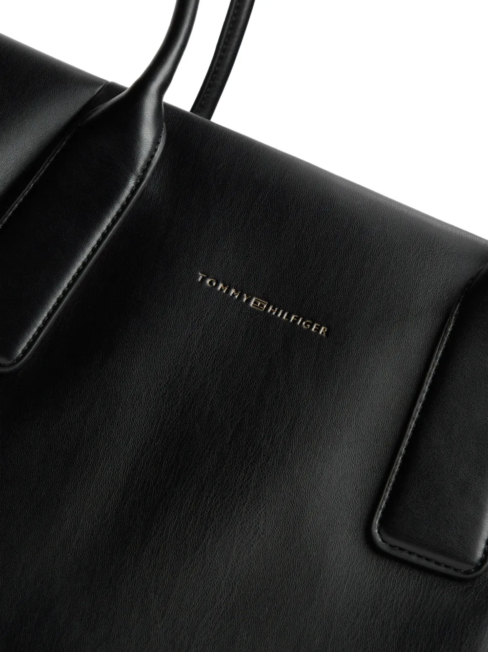 Tommy Hilfiger Shopper met logo Zwart