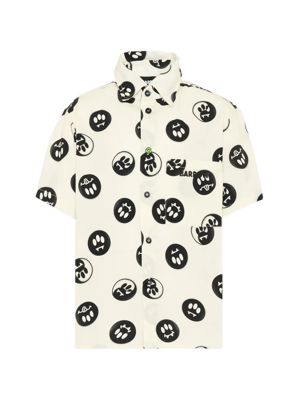 Barrow kids chest-pocket shirt - Neutrals