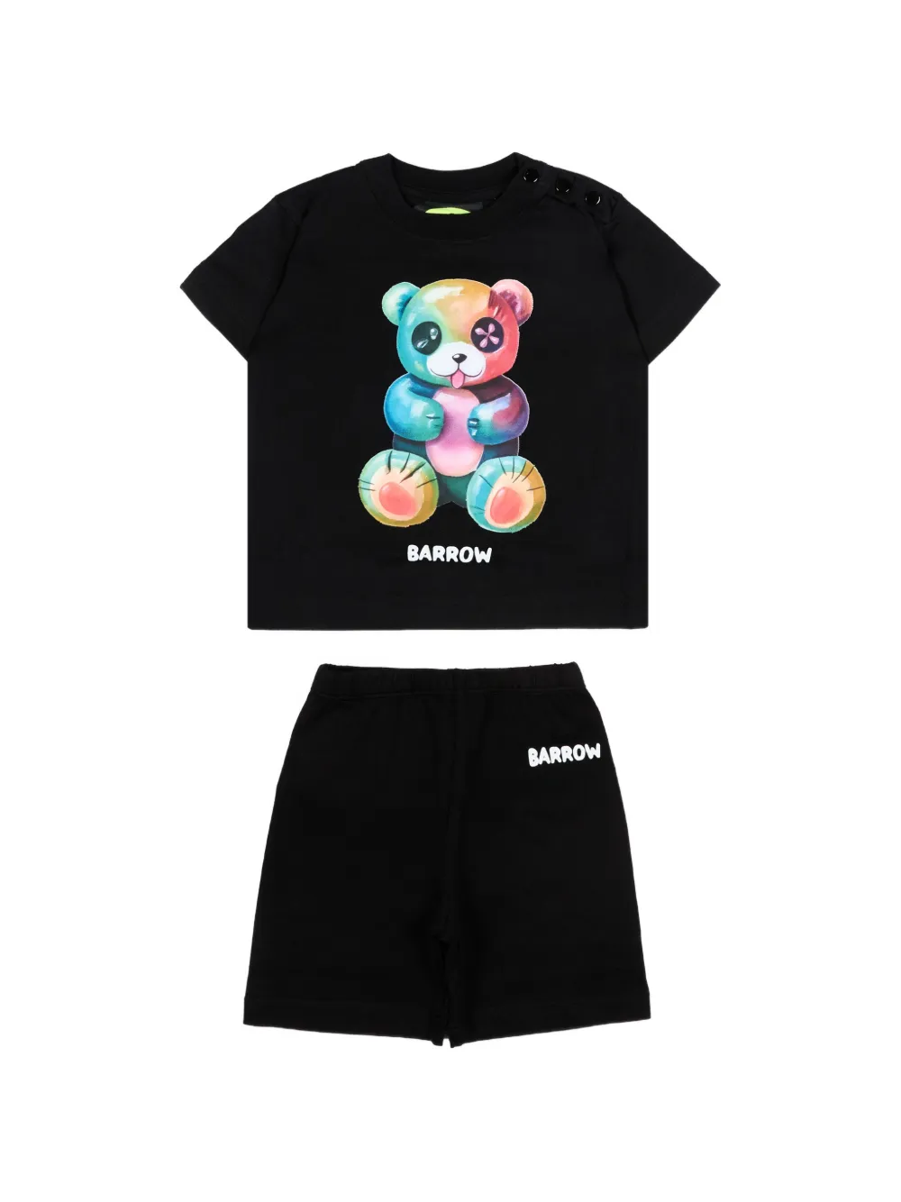 Barrow kids graphic-print shorts set - Nero