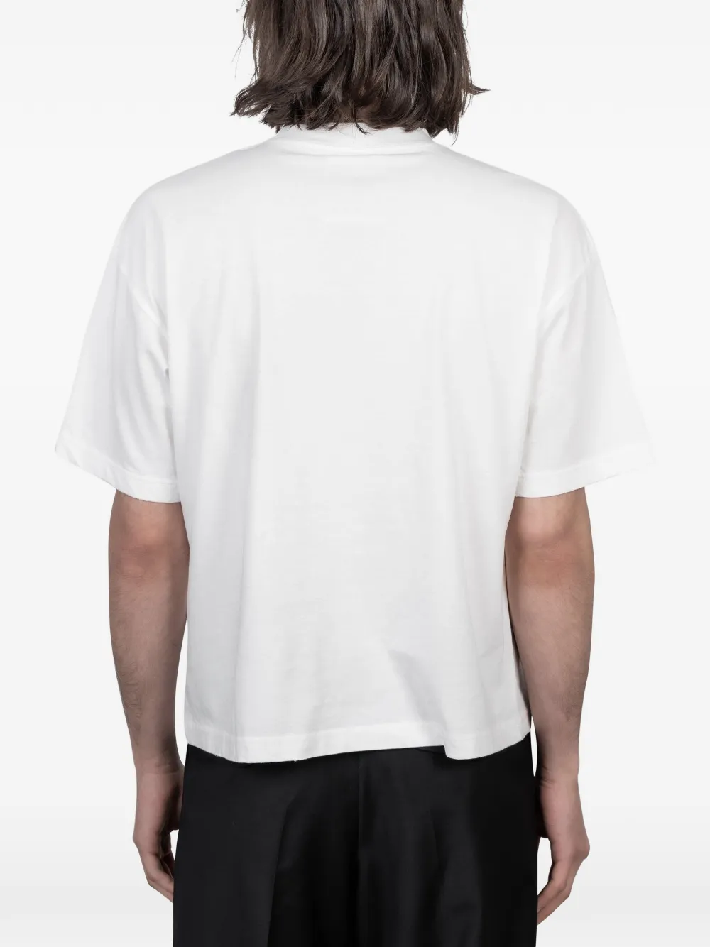 Maison MIHARA YASUHIRO T-shirt met kattenprint Wit