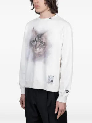 Maison MIHARA YASUHIRO cat-print T-shirt | White | FARFETCH GE