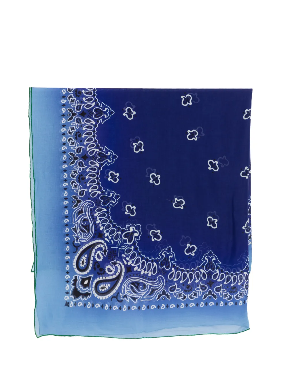 Destin bandana-print scarf - Blau