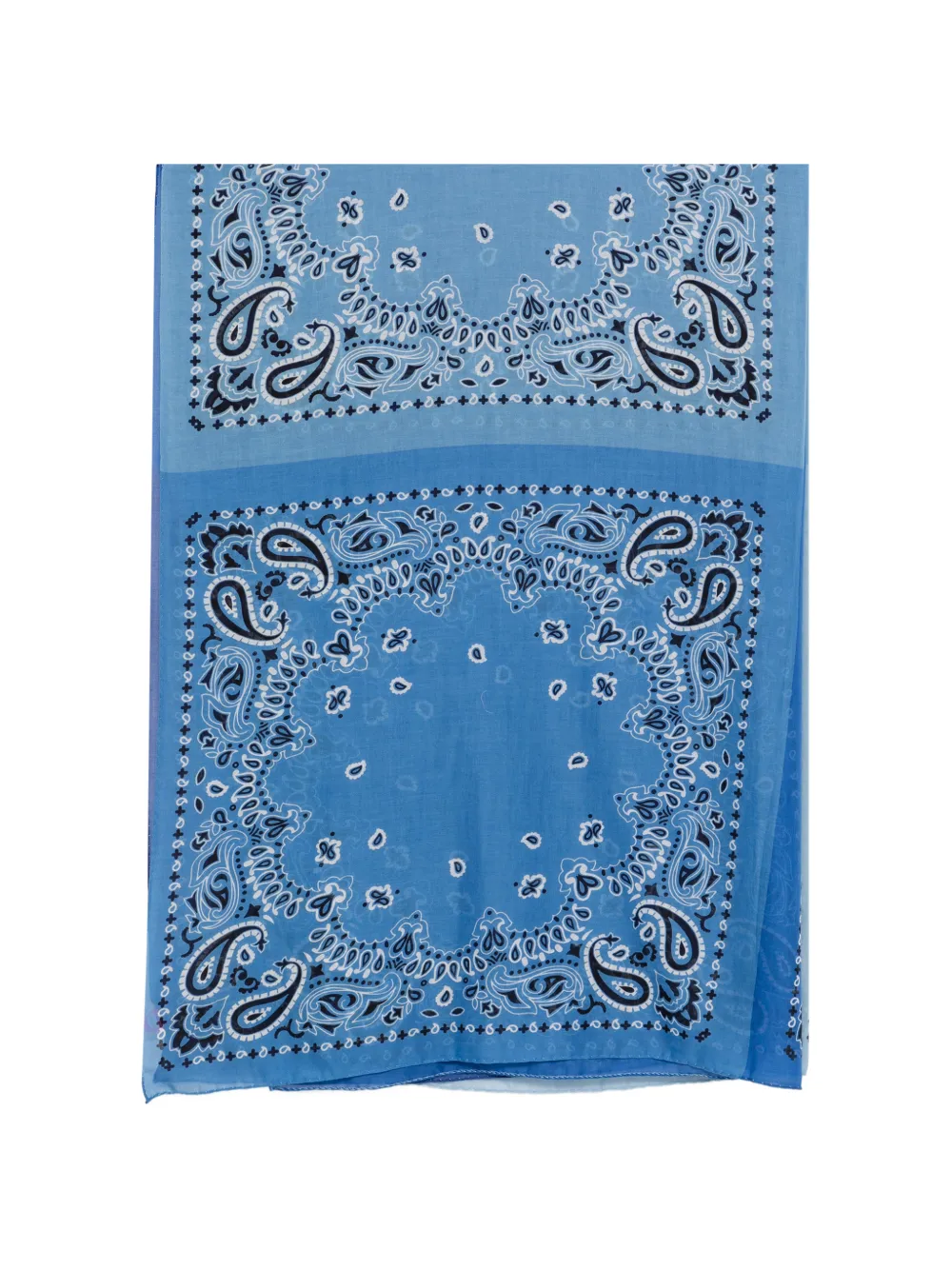 Destin bandana-print scarf - Blu