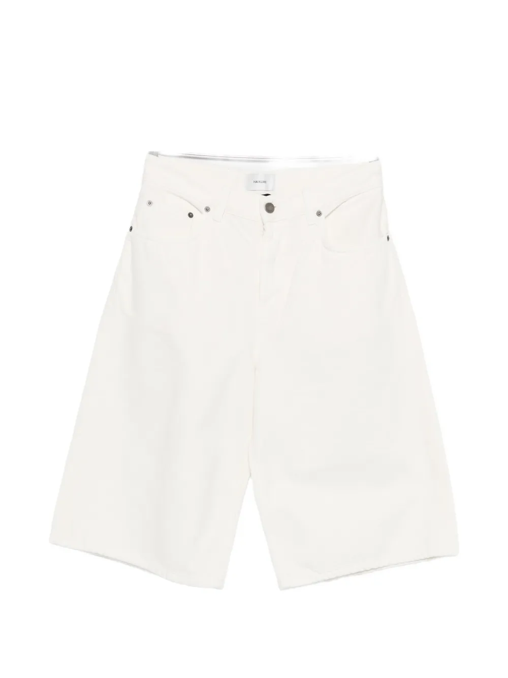 Haikure New Becky Full 44 five-pocket denim shorts - Bianco