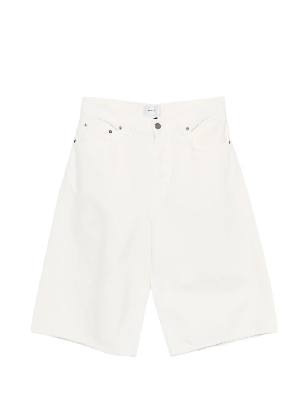Haikure New Becky Full 44 five-pocket denim shorts - Bianco