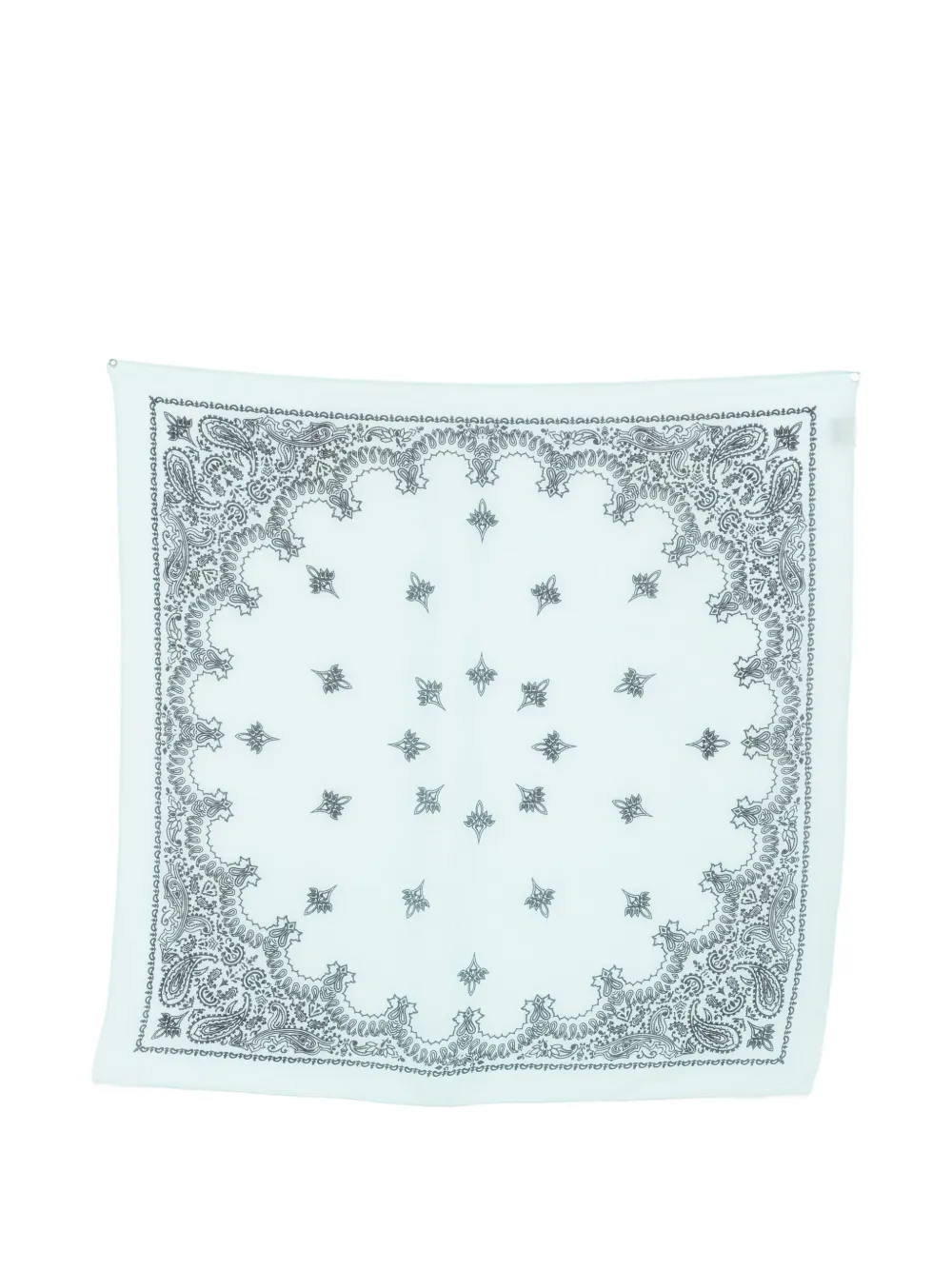 Destin Cot Carre paisley scarf - Blu