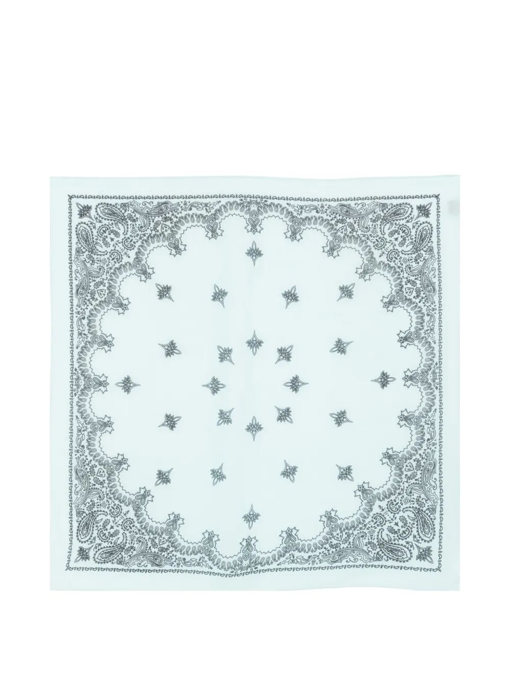 Destin Cot Carre paisley scarf - Blu