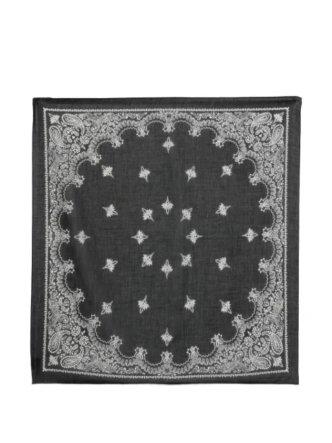 Destin Cot Carre paisley printed scarf