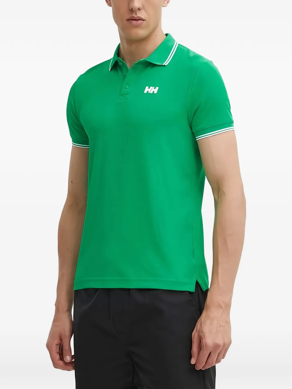 Helly Hansen striped trim polo shirt - Grün