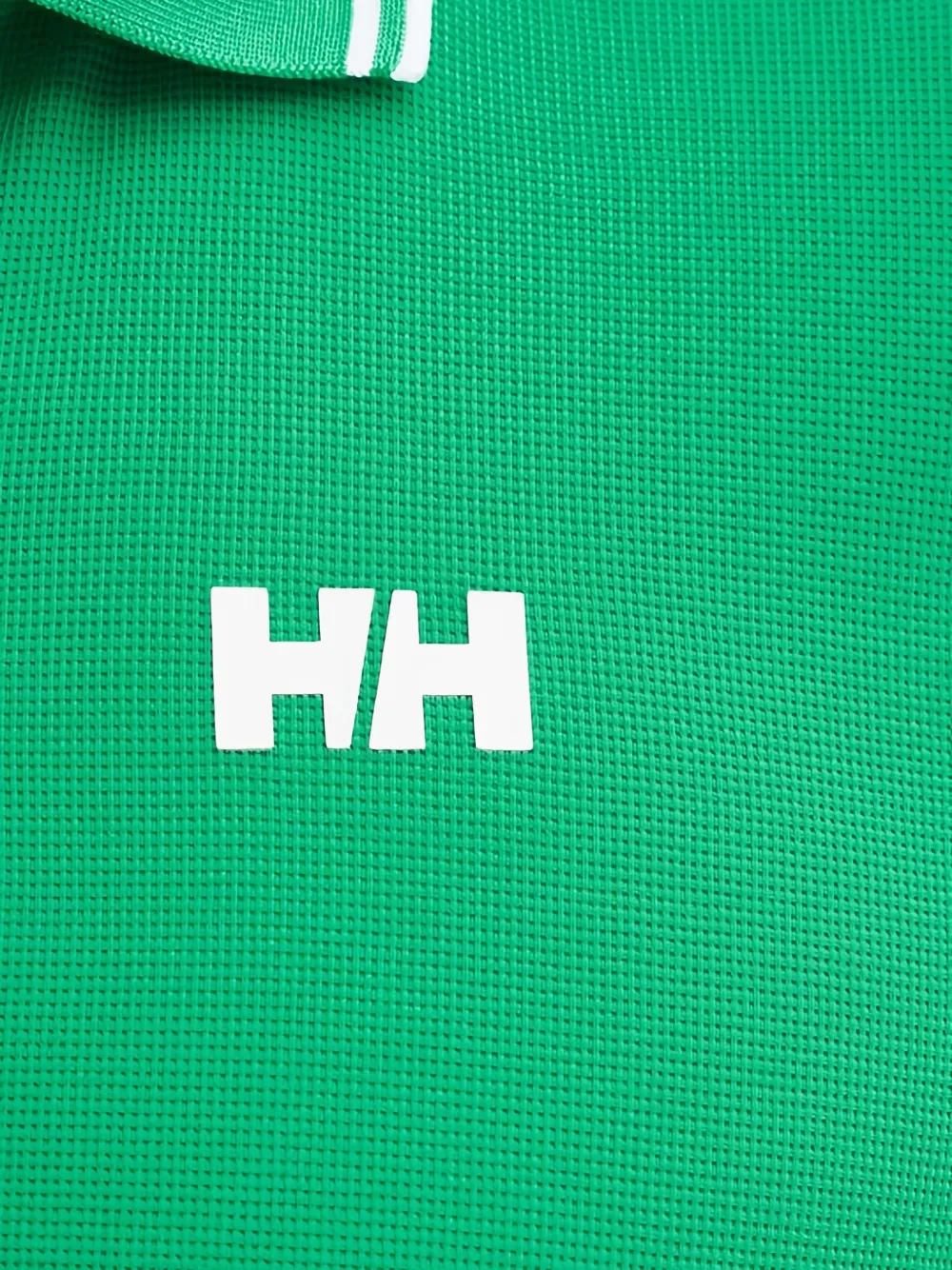 Helly Hansen Poloshirt met gestreepte afwerking Groen