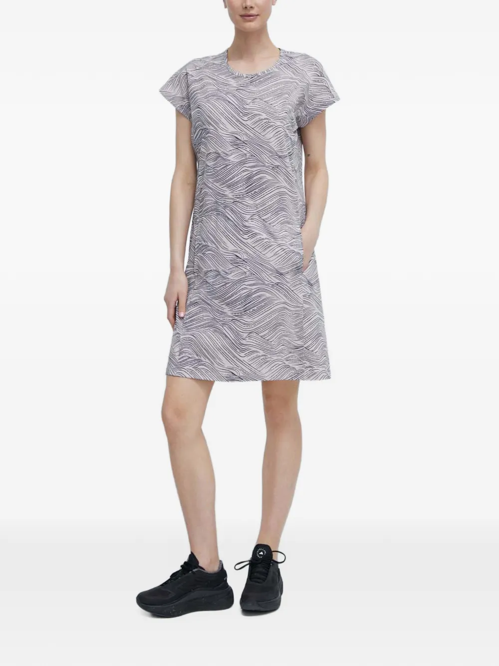 Helly Hansen Jurk met korte mouwen en patroon Wit