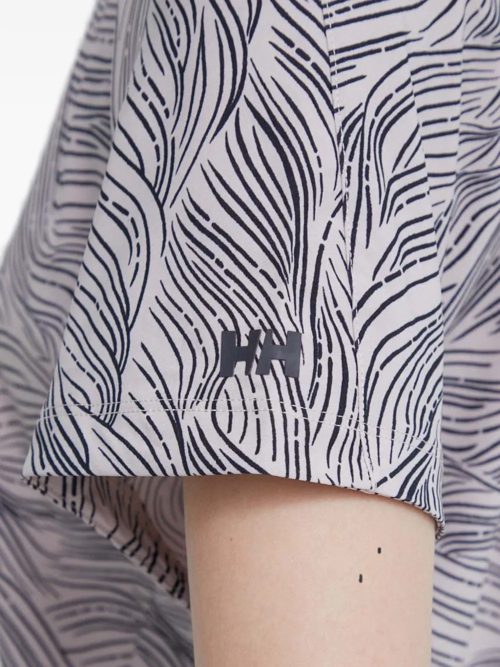 Helly Hansen Jurk met korte mouwen en patroon Wit