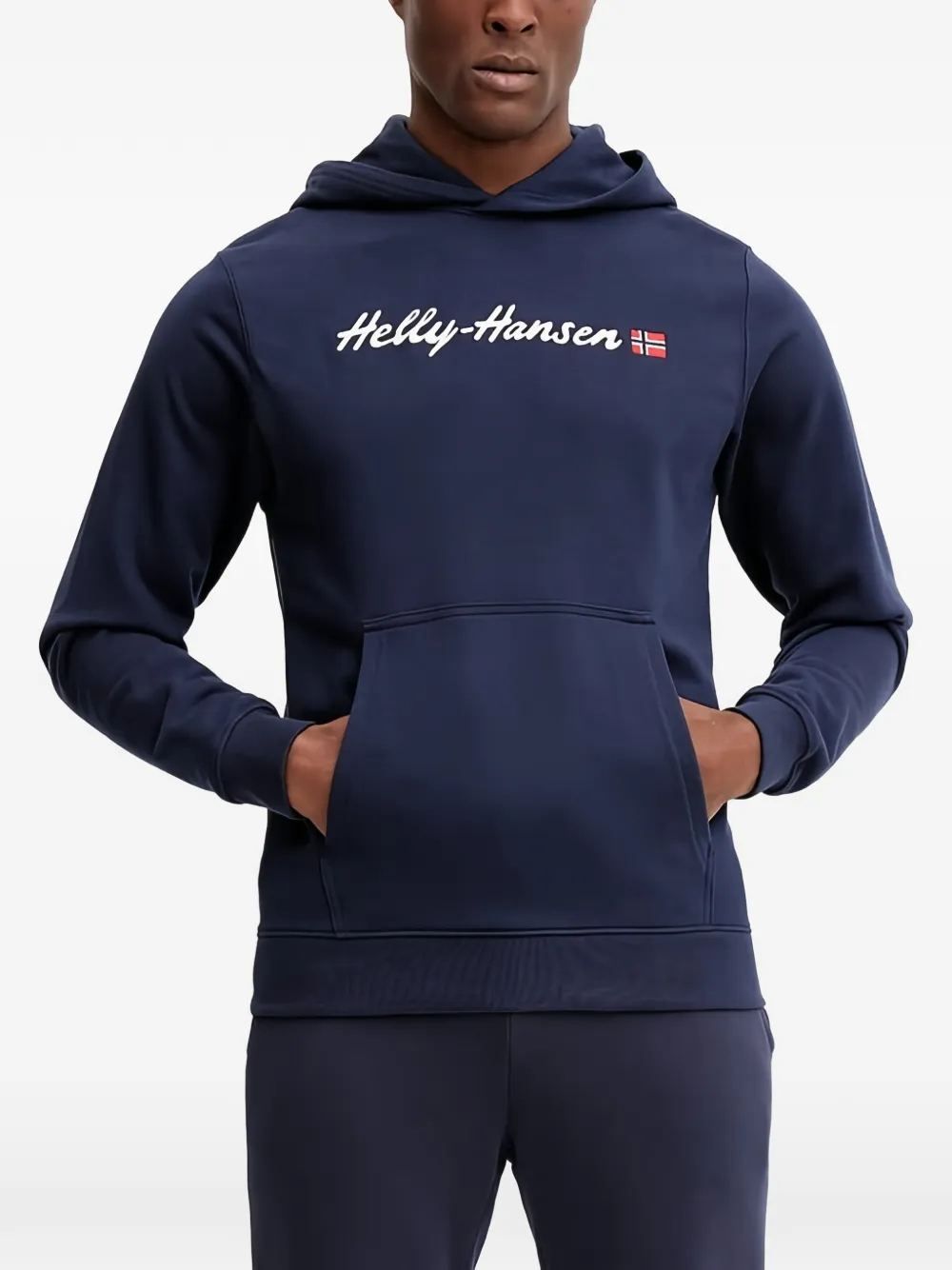 Helly Hansen logo hooded sweater - Blu