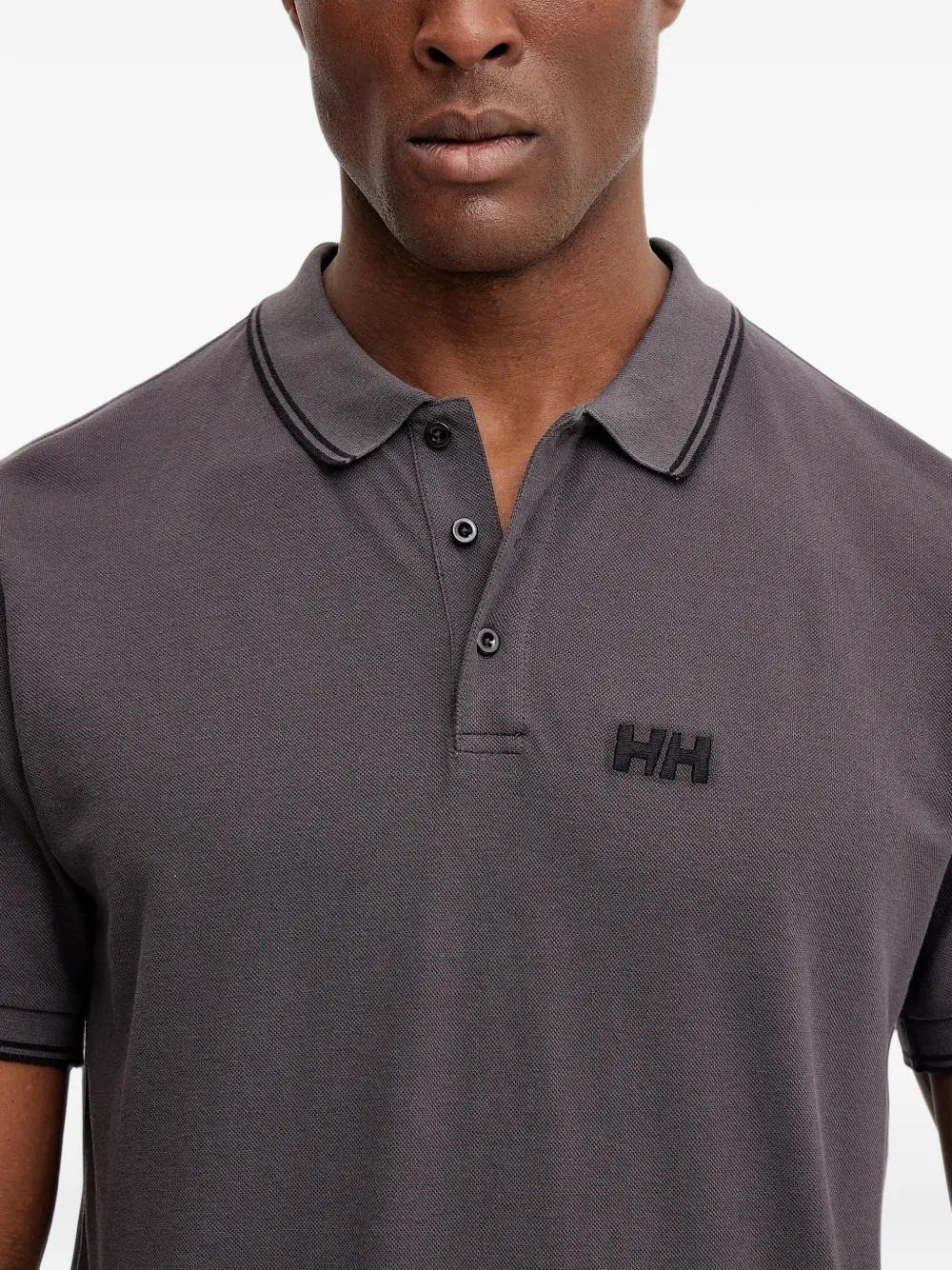 Helly Hansen Poloshirt met geborduurd logo Grijs