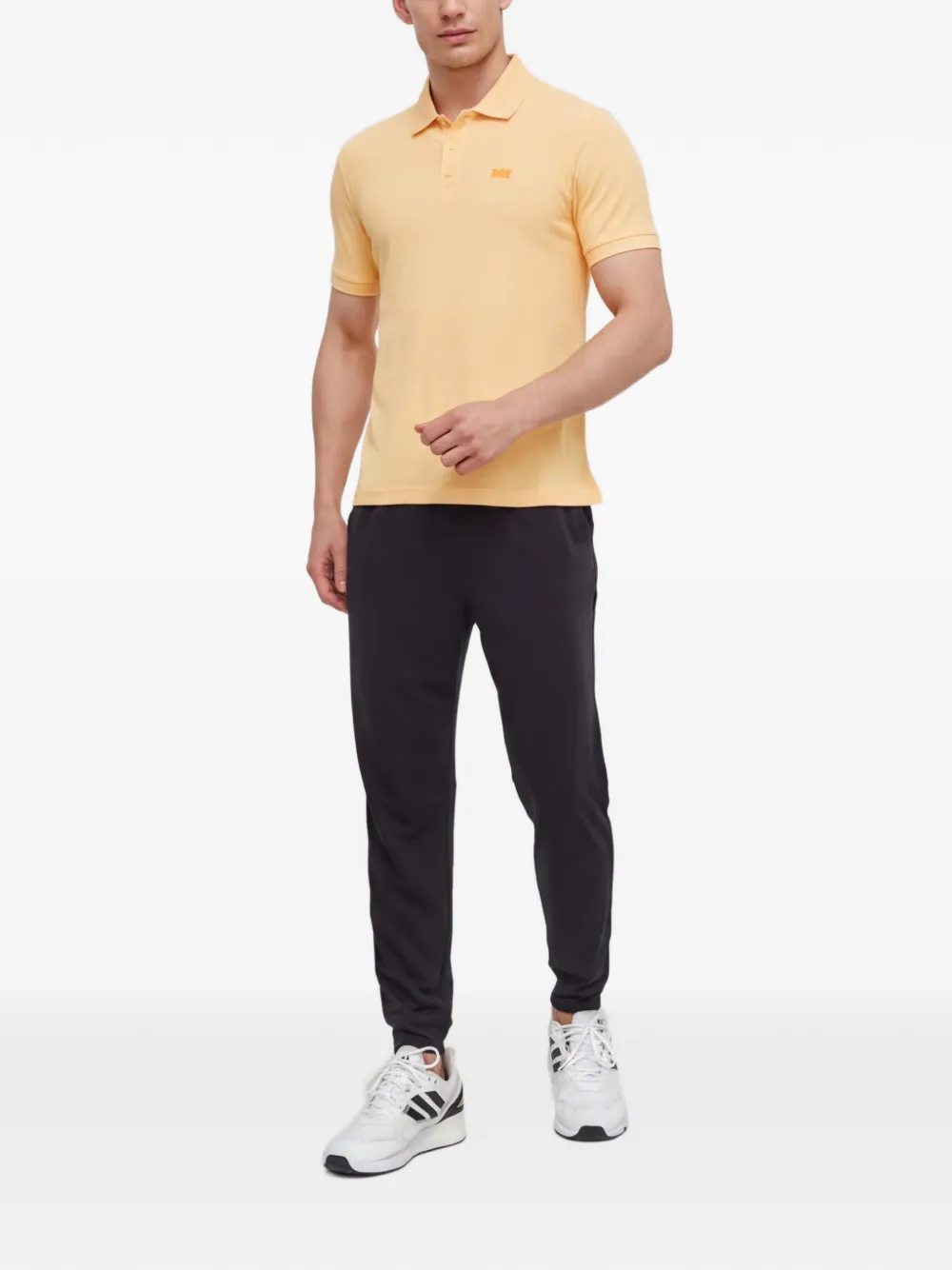 Helly Hansen Poloshirt met knopen en korte mouwen Oranje