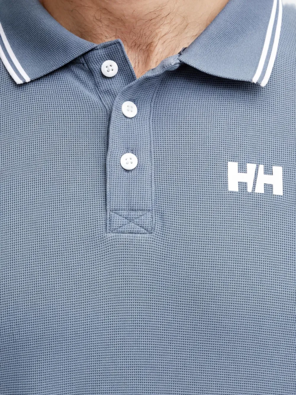 Helly Hansen Poloshirt met logoprint Blauw